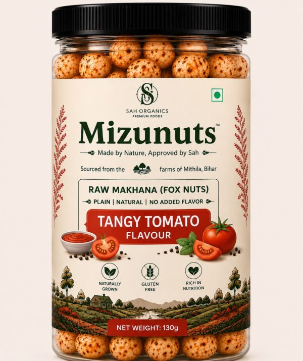 Tangy Tomato Makhana [Net Weight: 77g]