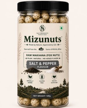 Salt & Pepper Makhana [Net Weight: 77g]